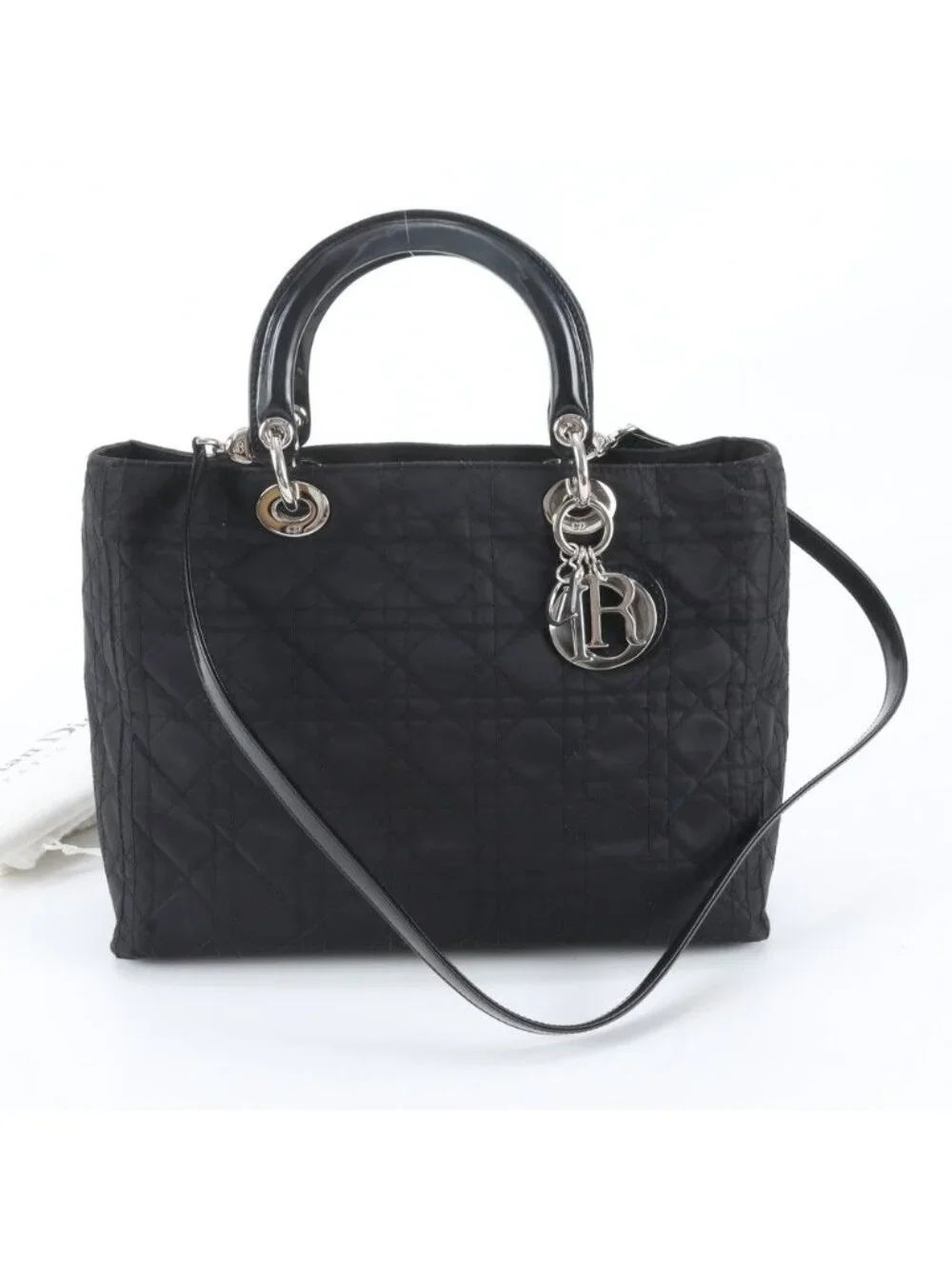 Dior Cannage Lady Leather 2-Way Shoulder Bag Crossbody
